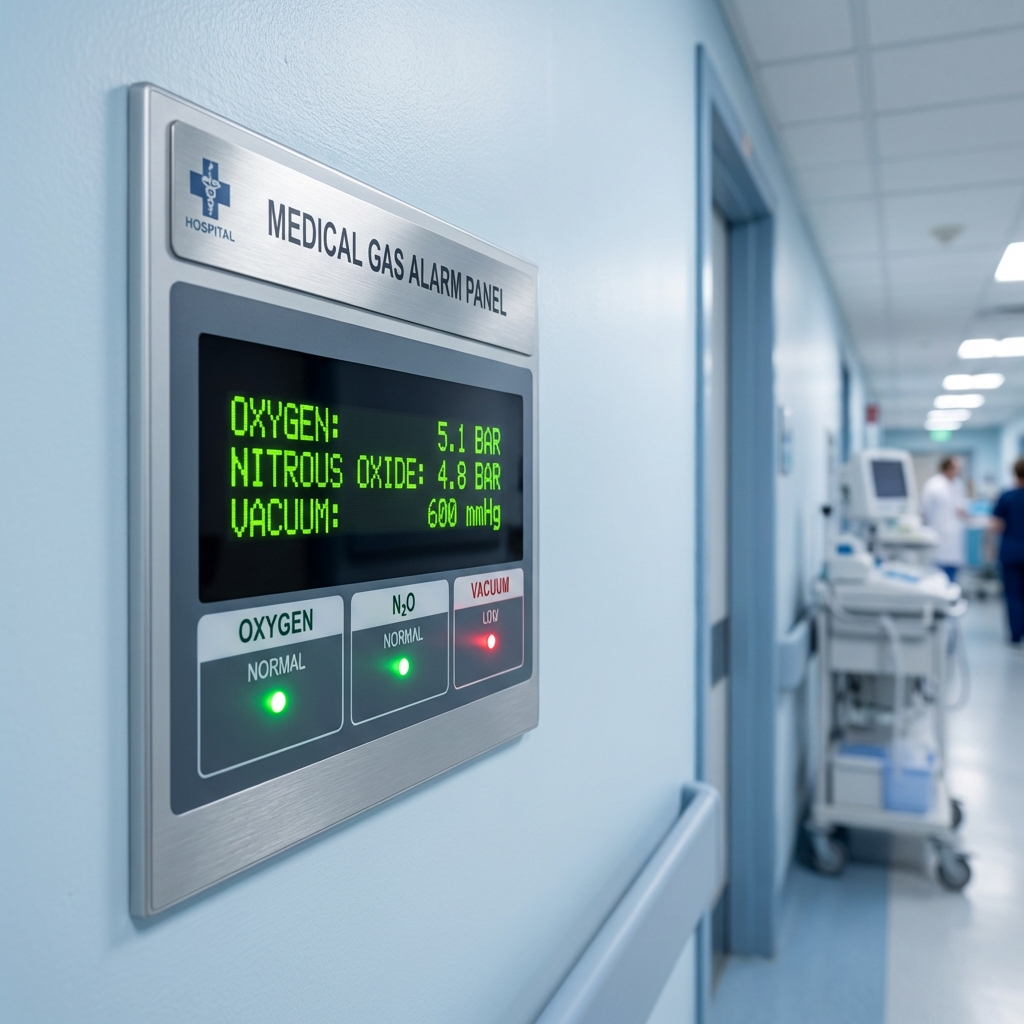 Central Medical Gas Alarm Panel
