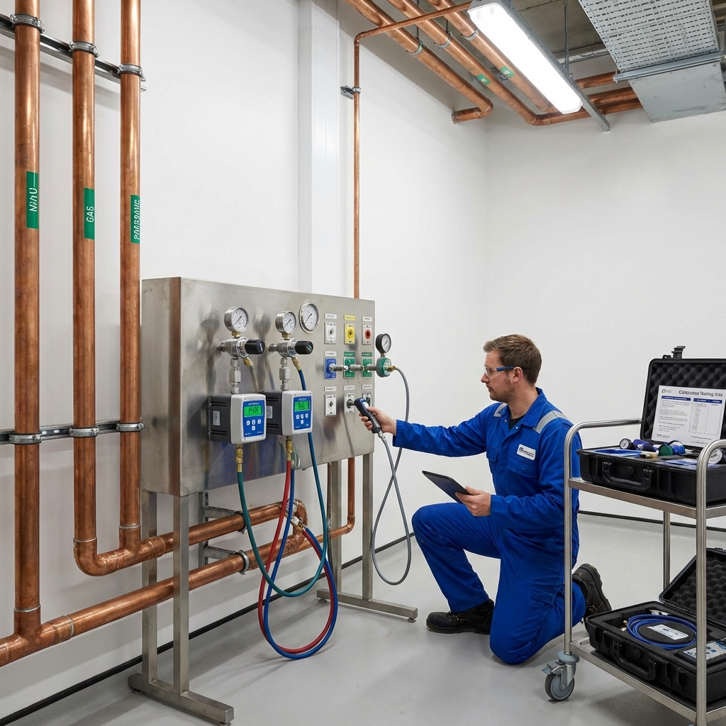 Medical Gas Pipeline Testing and Certification